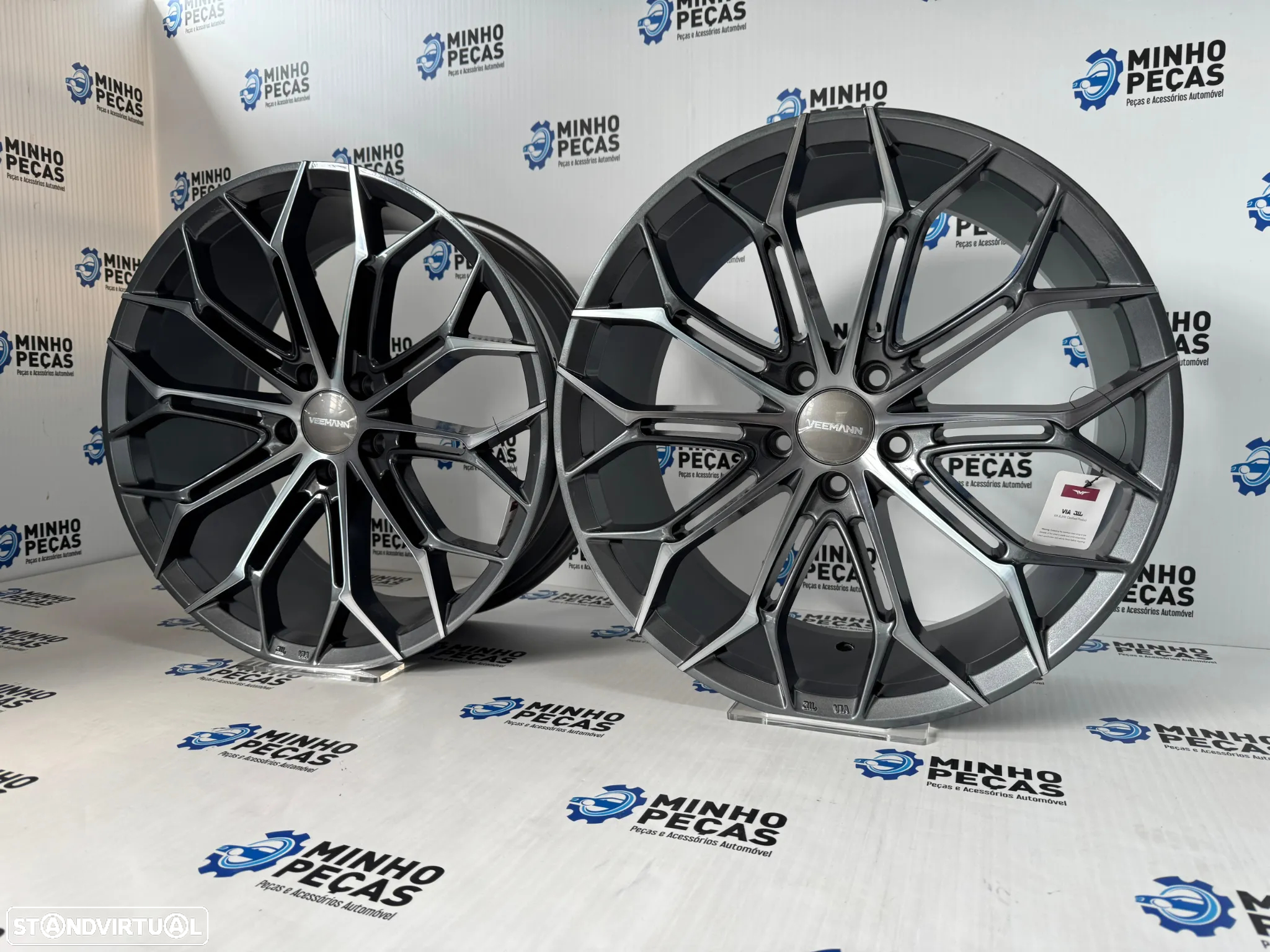 Jantes Veemann V-FS41 em 19" (5x108) Gunmetal Machined - 2