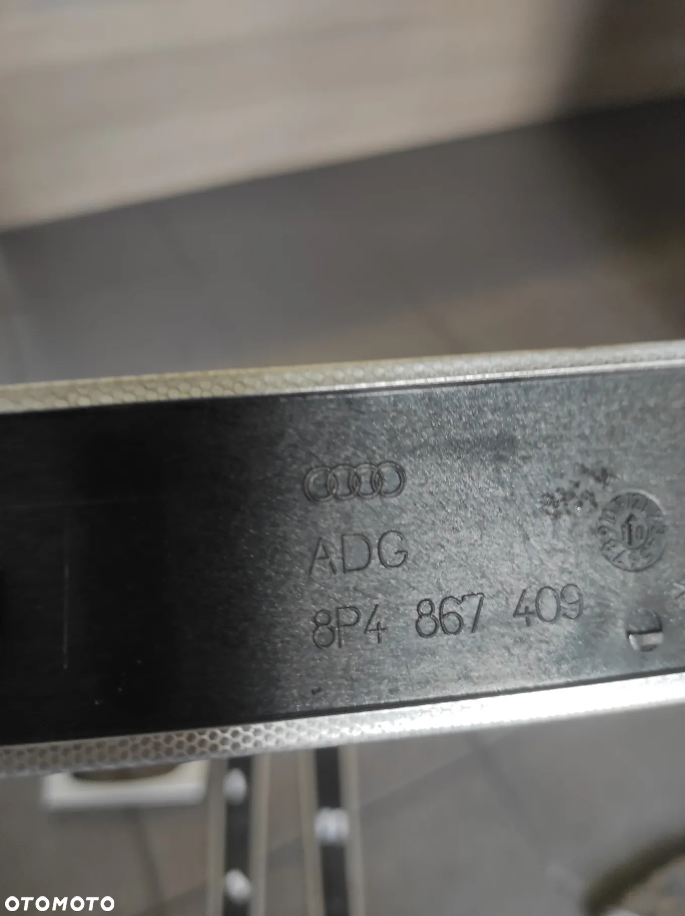AUDI A3 8P SPORTBACK 8P4 DEKORY LISTWY RYBIA ŁUSKA SREBRNY CARBON KOMPLET WYSYŁKA !!!!! - 6