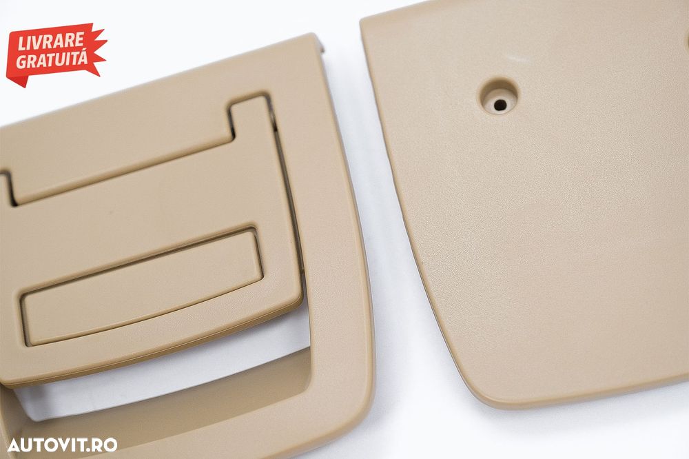 Maner interior pentru portbagaj Bej BMW Seria 5 E61 (2003-2010) X5 E70 (2007-2013)- livrare gratuita - 4