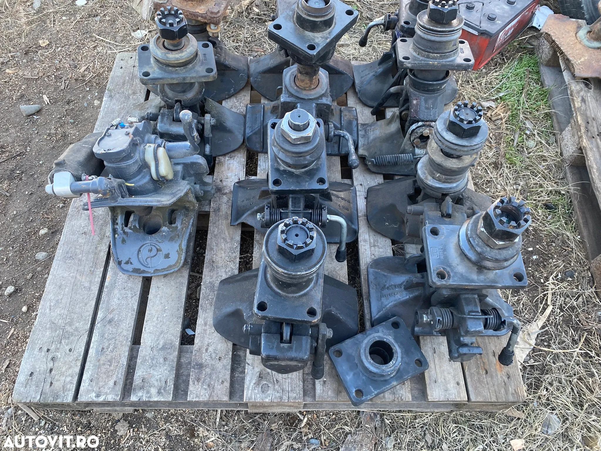 Sistem de cupla complet - Cuple Remorcare originale cu bolt pentru camion Scania Man Daf Iveco Mercedes Renault - 1