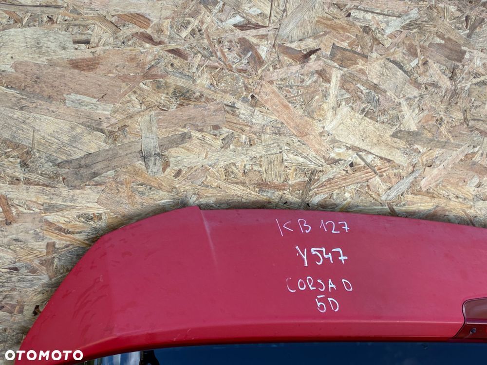 OPEL CORSA D 5D Y547 KOD LAK. KLAPA BAGAŻNIKA KLAPA TYŁ KOMPLET - 3