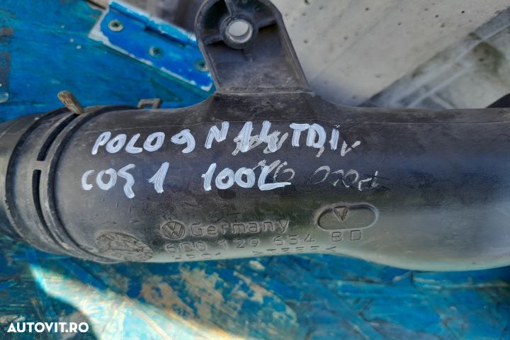 Furtun intercooler 6Q0129654BD 6Q0129654BD Volkswagen VW Polo 4 9N [2 - 3