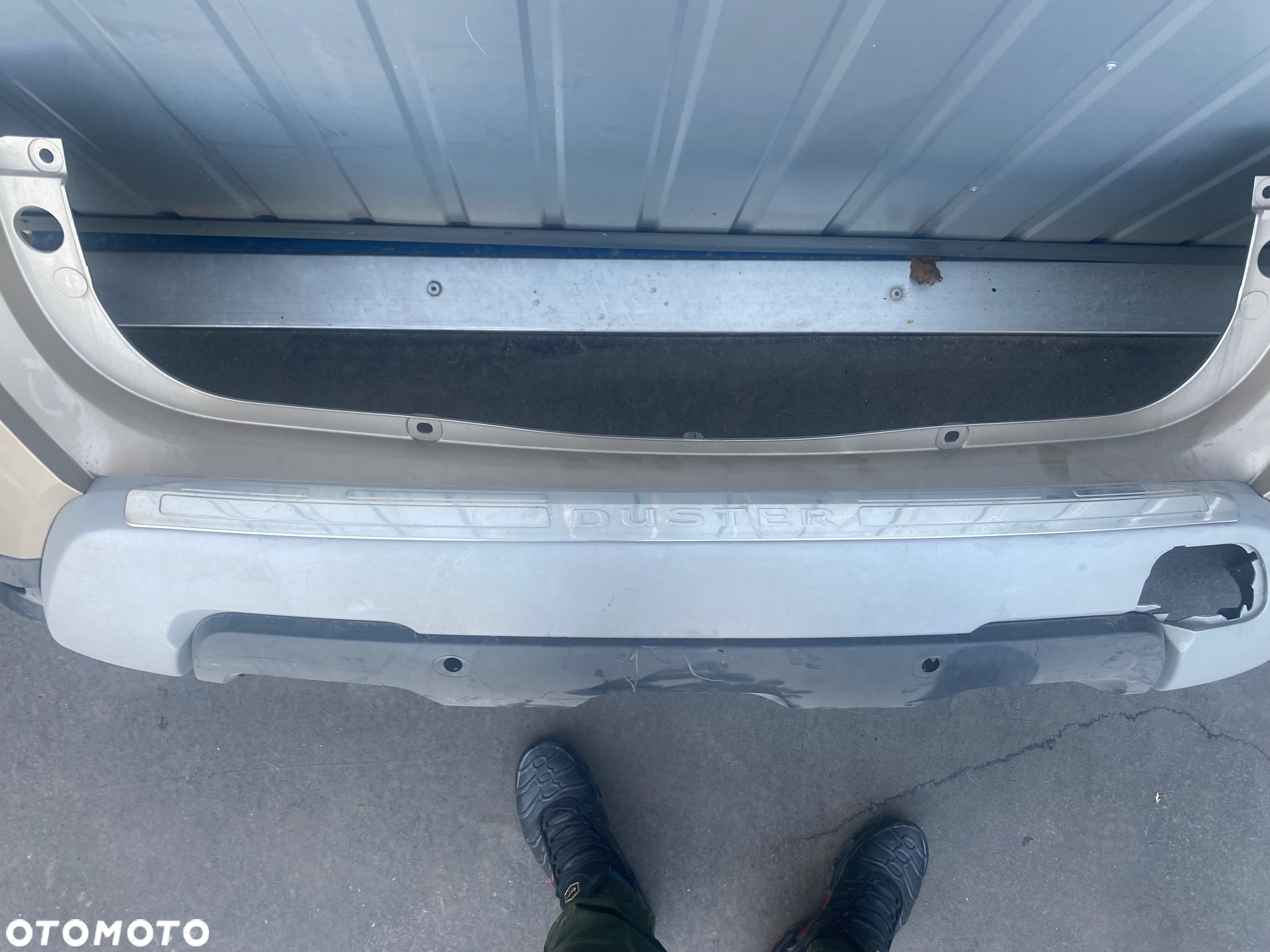 DACIA DUSTER 2 II  ZDERZAK TYLNY TYŁ  + nakładka chromowana chrom na zderzak  listwa chrom 4 x 6 x PDC  TENPI NV 676 NV676 Wwa - 4