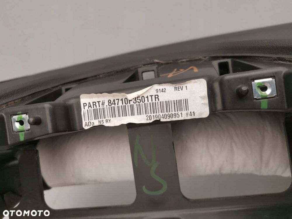 HYUNDAI ELANTRA VI LIFT 2019 USA KONSOLA DESKA Z PODUSZKA ORYGINAŁ - 5
