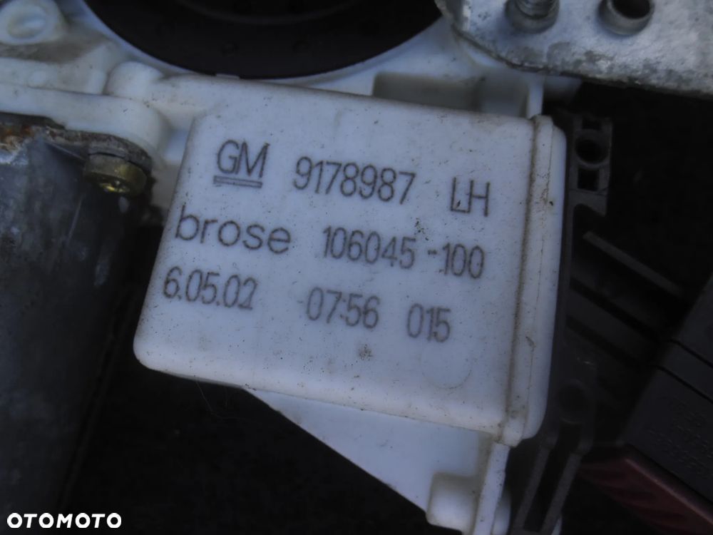 OPEL VECTRA C PODNOŚNIK SZYBY LEWY PRZÓD PRZEDNI 9178987 - 3