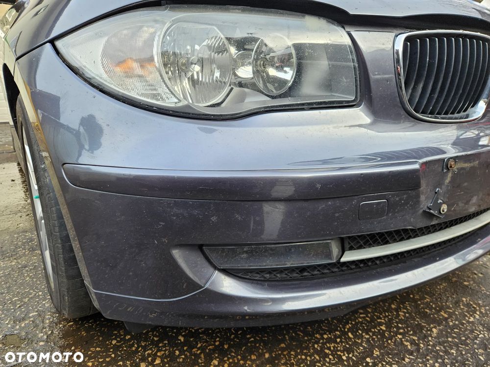 BMW 1 I E87 zderzak przód przedni grill  A22 Sparkling Graphite - 3