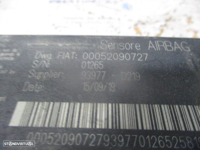 Modulo Airbag 00052090727 93977D219 FIAT TIPO 2 FASE 2 2020 1.3JTD 95CV 5P BRANCO - 4