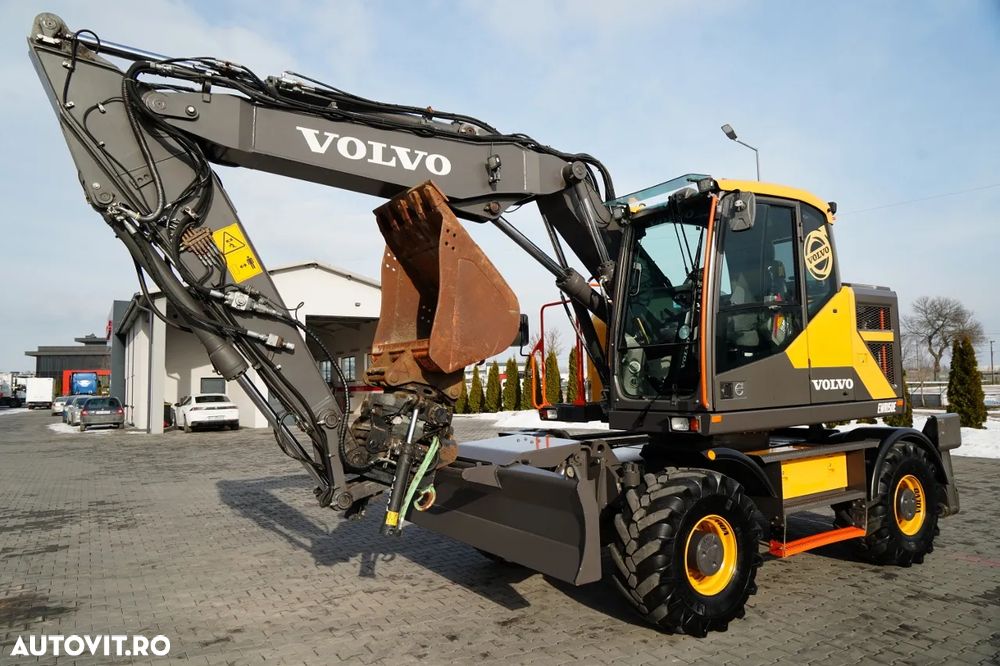 Volvo EWR150E / EXCAVATOR PE ROȚI / ROTOTIL / JOYSTICK / POWERTILT / 2019 / - 8