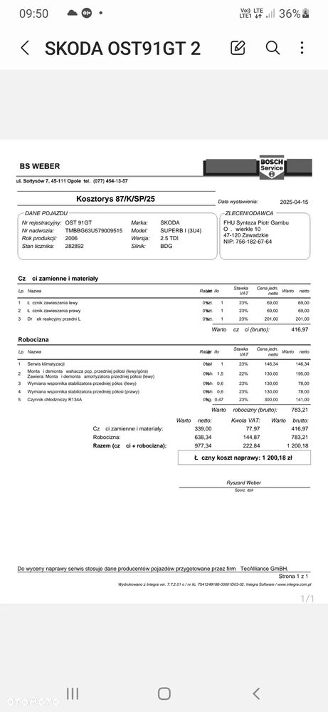Skoda Superb 2.5 V6 TDI Platinum - 12