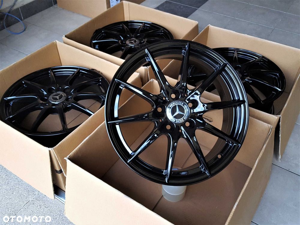 Alufelgi 17 5x112 Mercedes A B C CLA GLA V Vito Viano Czarne ! 260# - 3