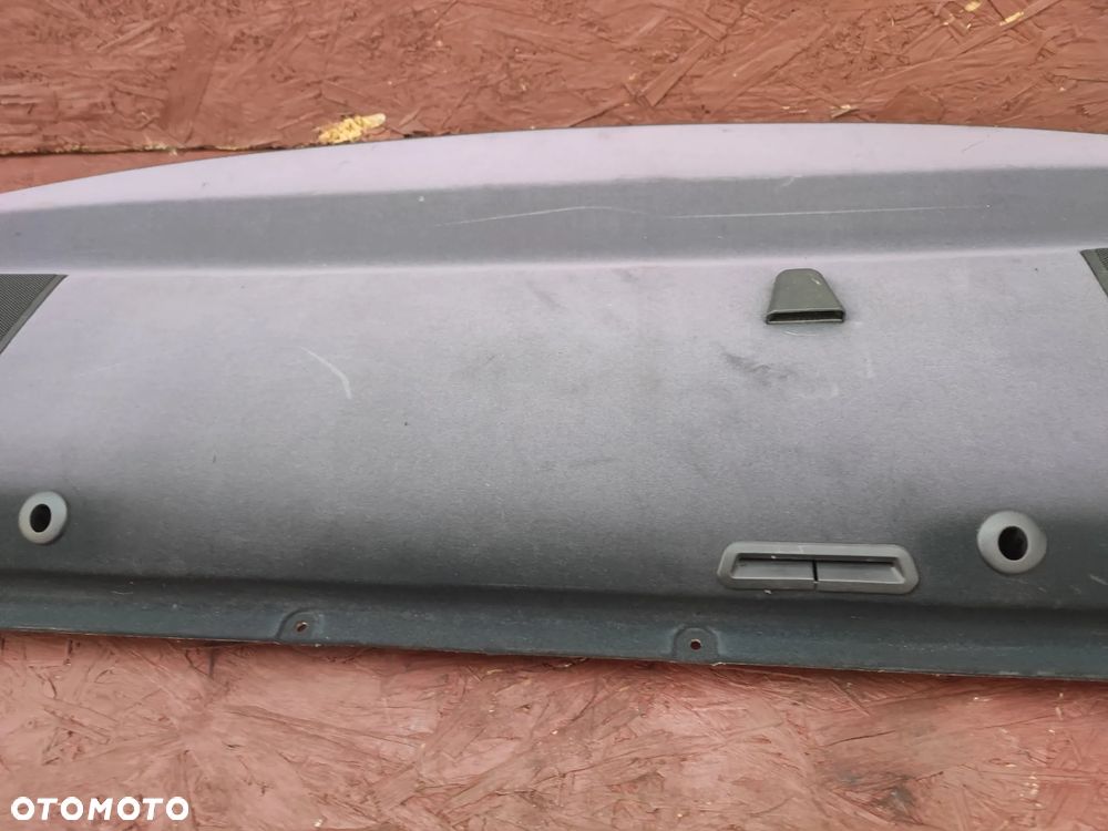 BMW E46 COUPE ORYGINALNA PÓŁKA TYŁ / OSŁONA GRODZI TYŁ + GŁOŚNIKI + ZAŚLEPKI GŁOŚNIKÓW  O NR.  51 46 6 955 325 / 51 46 8 231 125 OEM W DOBRYM STANIE - 5