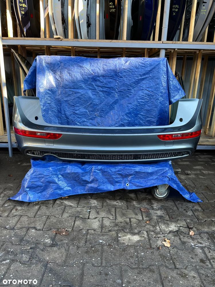 AUDI Q5 8R LIFT S LINE ZDERZAK TYŁ LX7R 4 PDC ** - 1