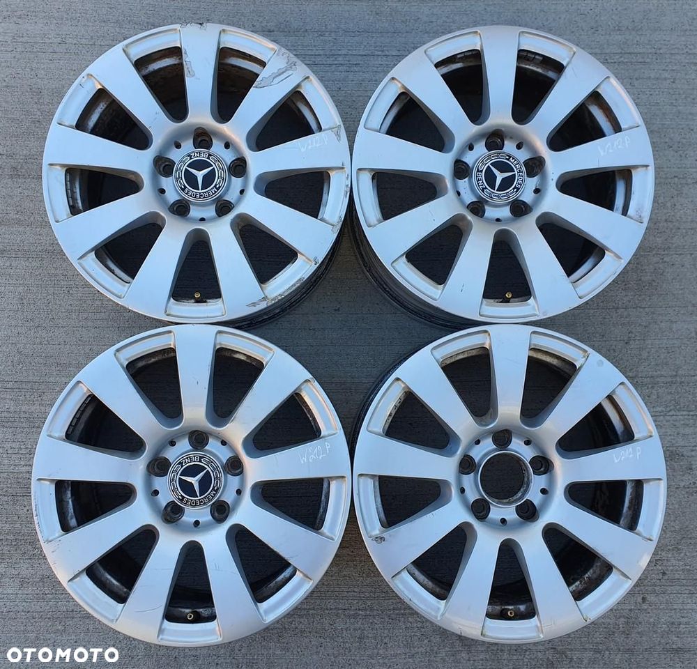 ALUFELGI FELGI 16 5x112 7.5J ET45.5 MERCEDES W212 A2124010102 4SZT - 1