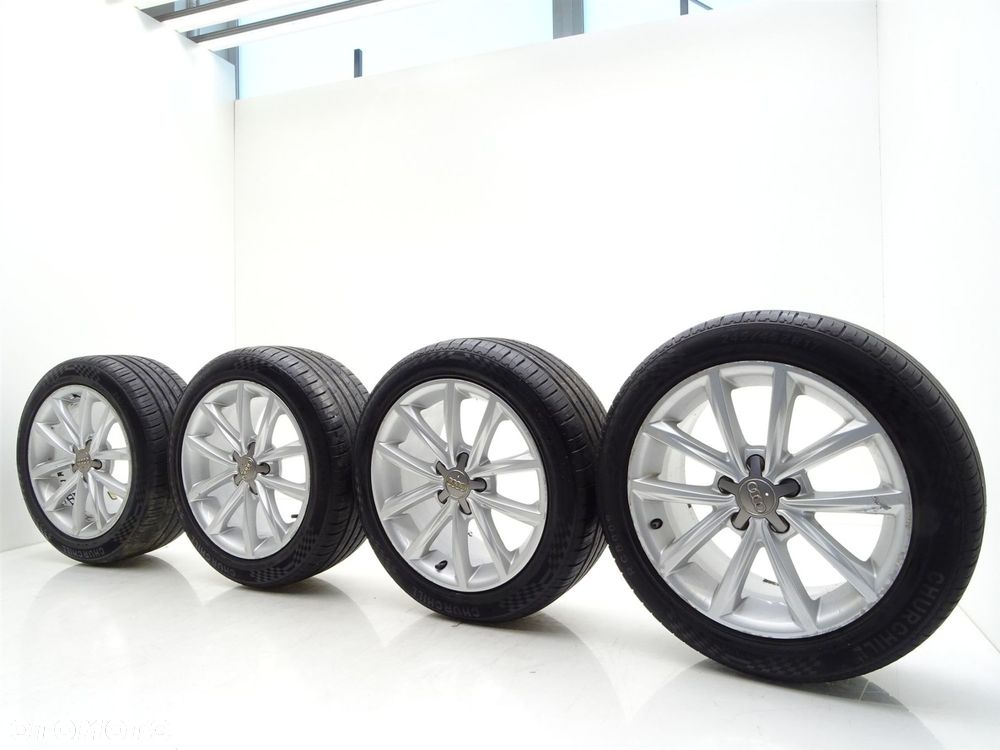 Komplet alufelgi felgi koła r17 5x112 245/45zr17 8j0601025be audi tt 8j - 3