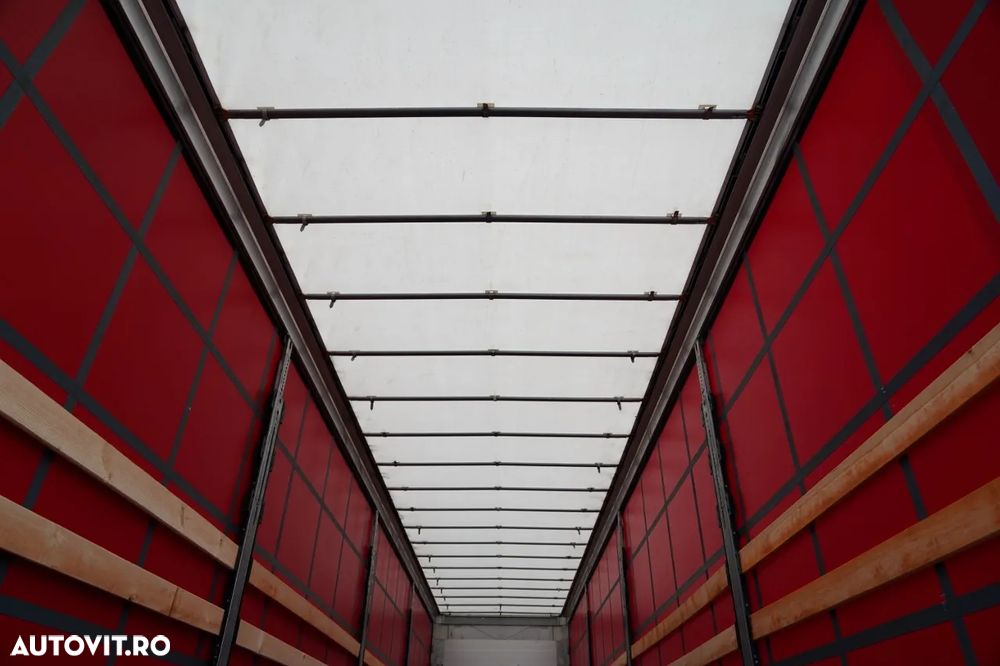 Schmitz Cargobull CORTINĂ / VARIOS / 385/55 R22.5 / PUNȚĂ CULISANTĂ / ACOPERIȘ CULISANT / SAF - 18