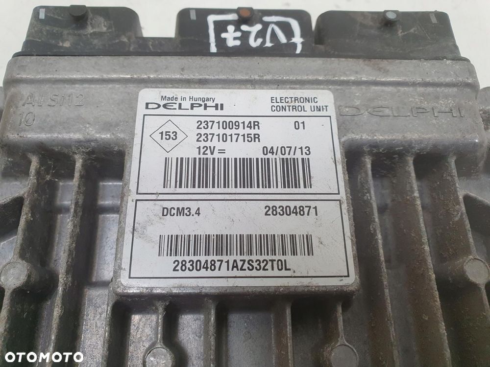 Renault Scenic III 1.5 DCI STEROWNIK SILNIKA Komputer 237100914R 237101715R - 2
