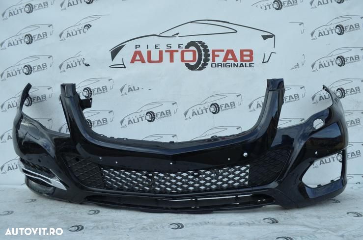 Bara faţa Mercedes-Benz GLK W204 Facelift an 2013-2016 cu gauri pentru Parktronic şi spalatoare fa - 1