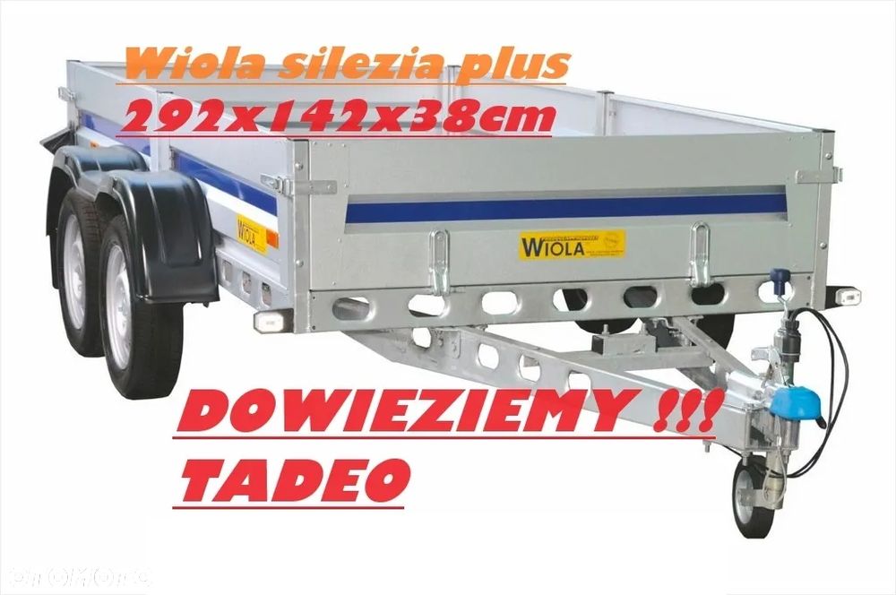 Wiola SILEZIA PLUS PRZYCZEPA 2-osiowa 2,9m - 2
