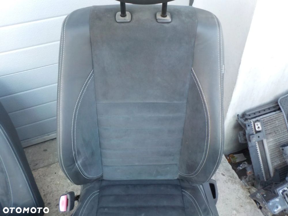 RENAULT LAGUNA III HB  FOTELE KANAPA SKÓRA ALCANTARA BOCZKI - 12