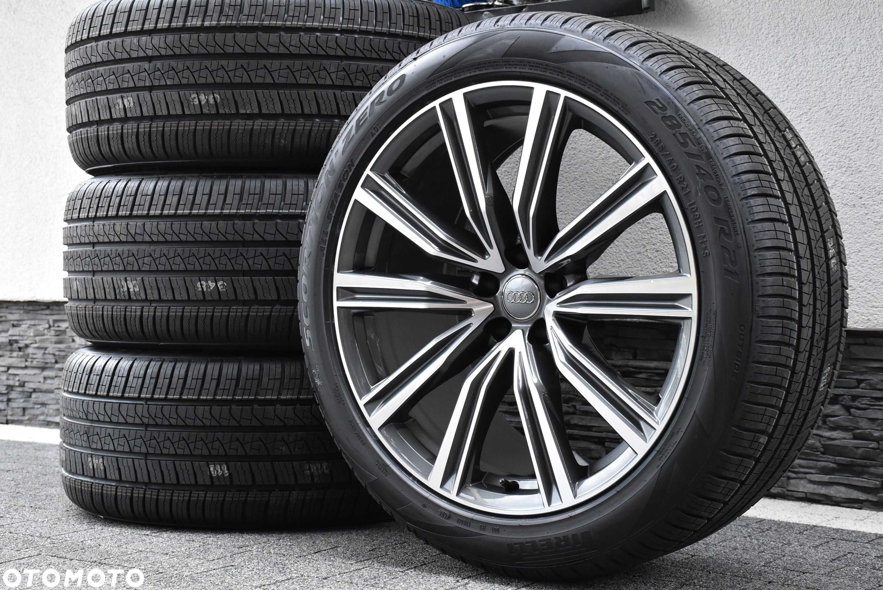 NOWE całoroczne koła OEM Audi Q7 SQ7 4M 21" Pirelli AO 2024r oryginał - 2