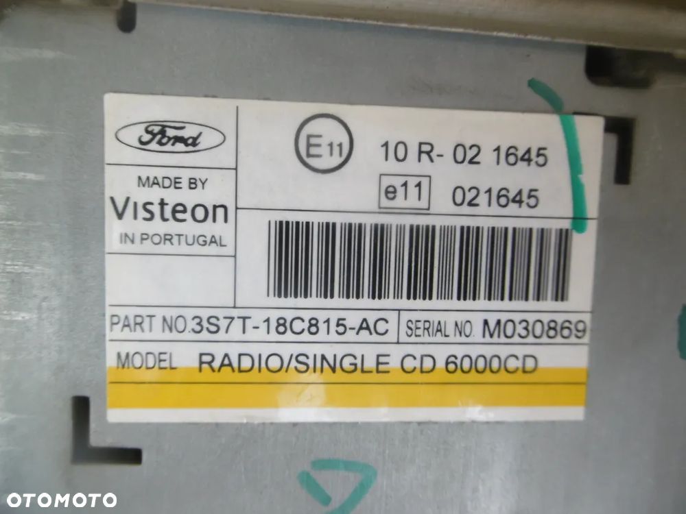 radio Ford 6000CD 120 - 4