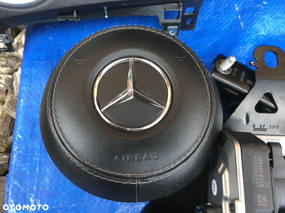 Mercedes W222 S Klasa Lift Konsola Poduszka Air Bag AirBag Pasy BeltBag 2018r - 5