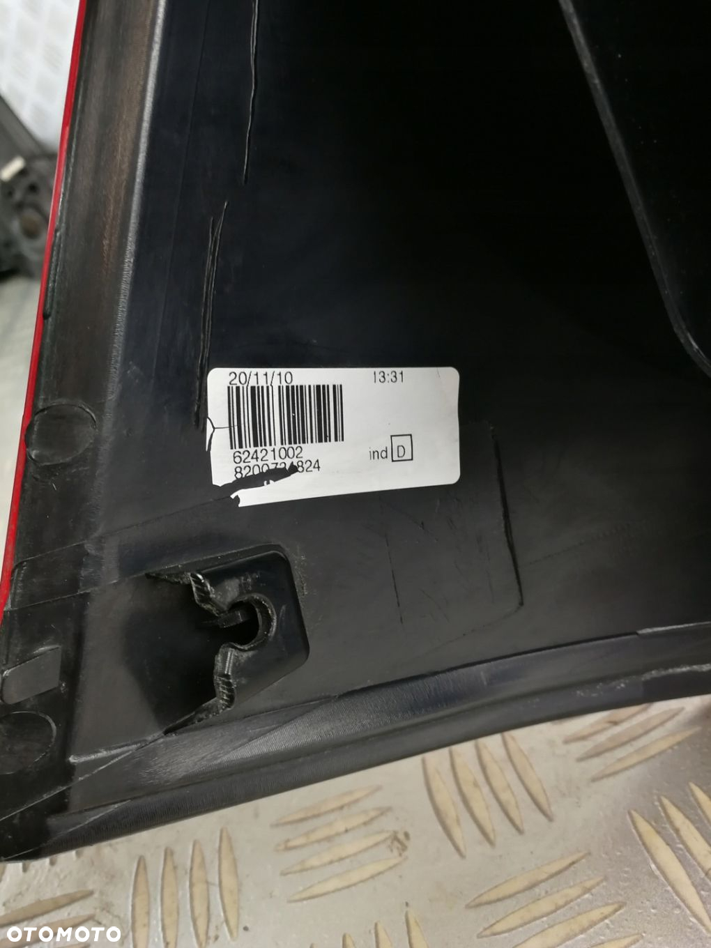 8200734824 lampa prawa prawy tył tylna DACIA SANDERO I 1 2008-2012 EUROPA - 9