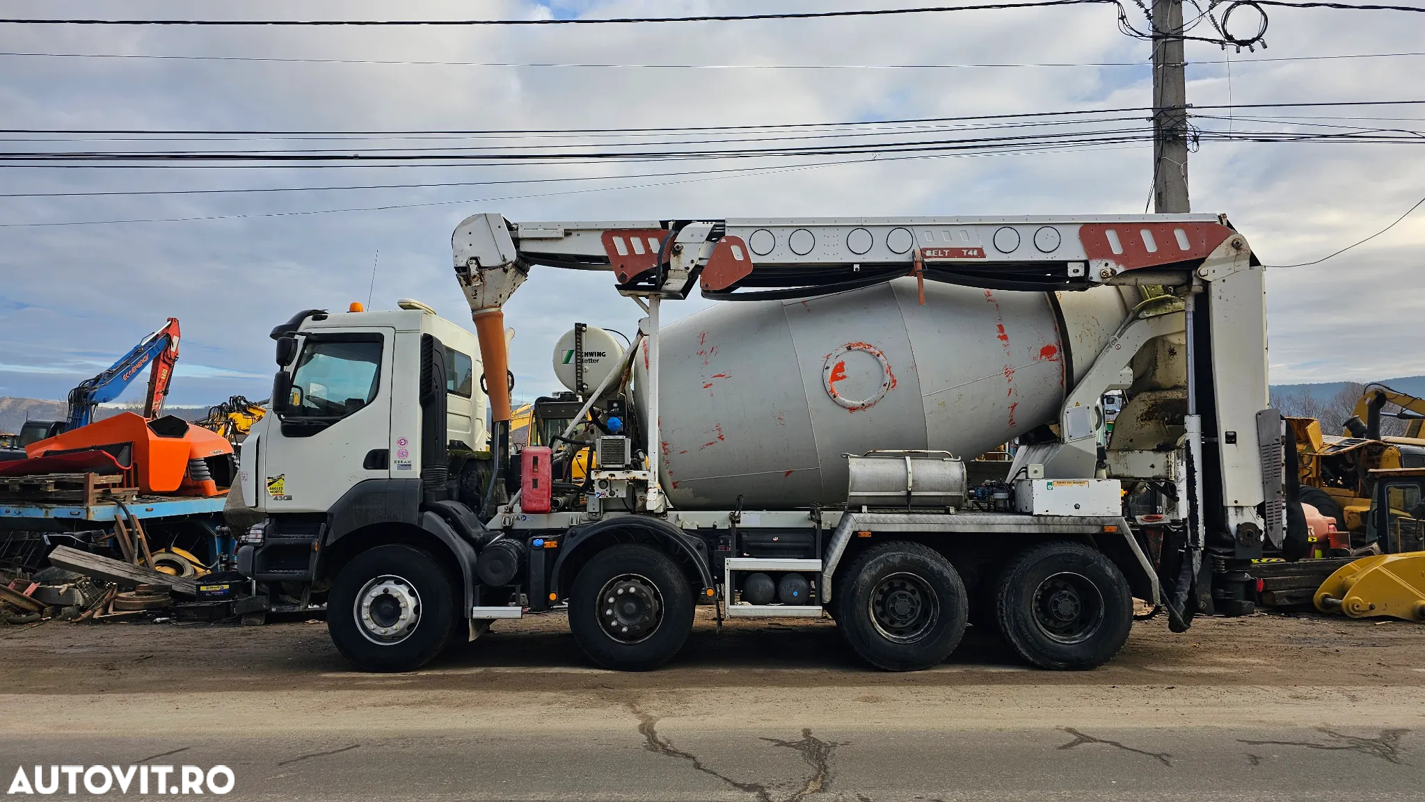 Renault Kerax  430, 8x4 Autobetonieră cu banda - 10