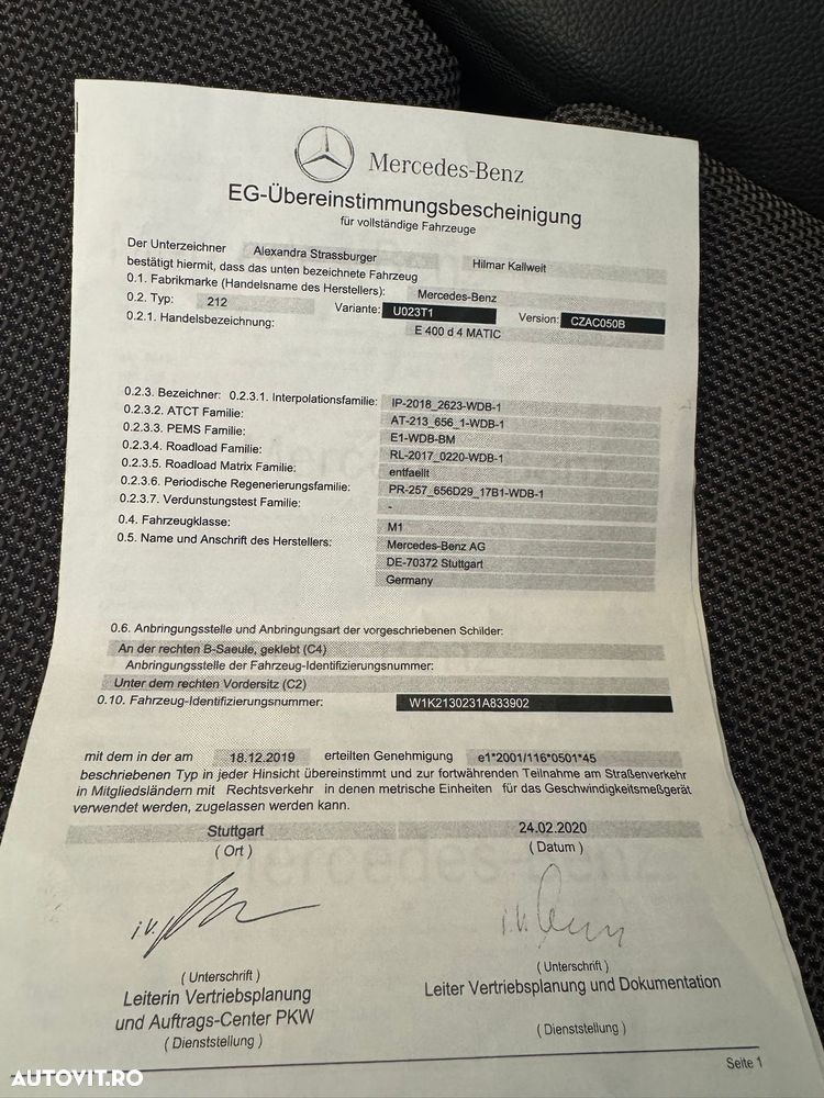 Mercedes-Benz E 400 d 4Matic 9G-TRONIC AMG Line - 15