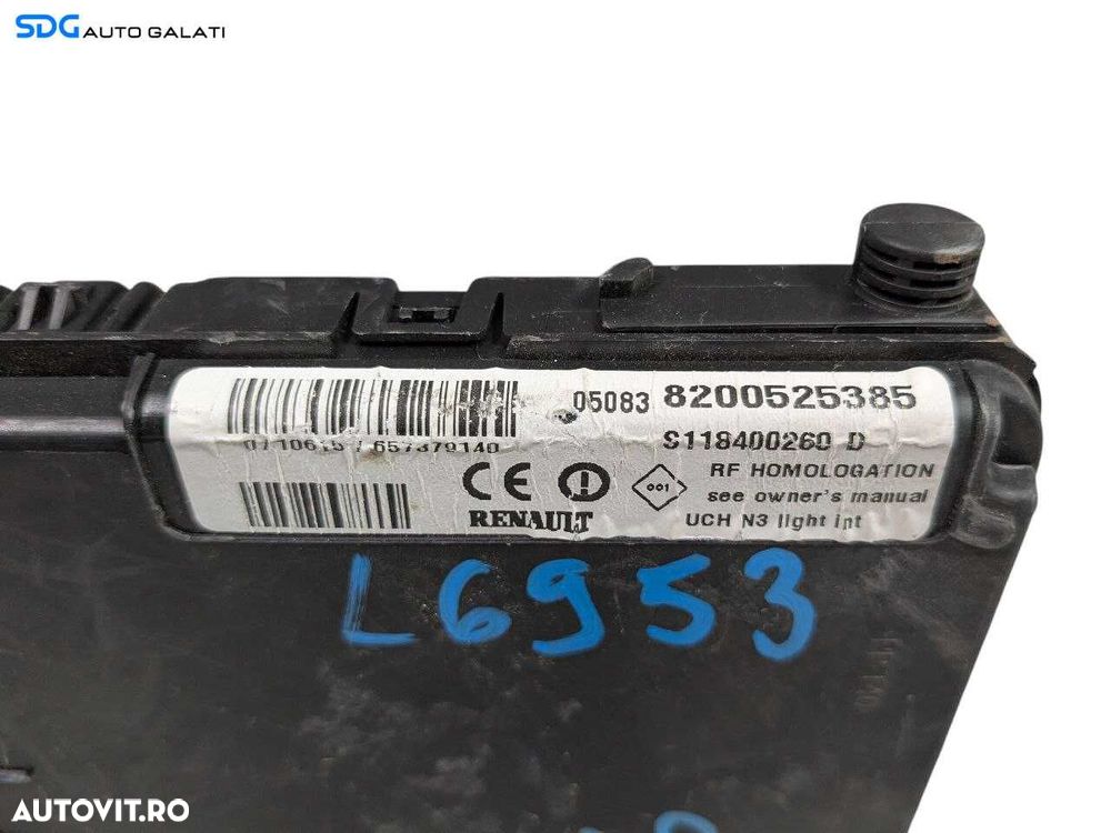 UCH Tablou Panou Modul Calculator Confort Renault Scenic 2 2003 - 2009 Cod 8200525385 [L6953] - 10