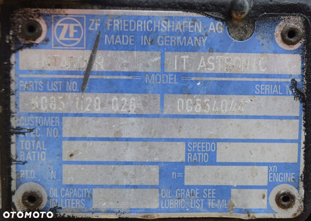SKRZYNIA BIEGÓW MAN ZF 12 AS 2131 TD RETARDER - 11