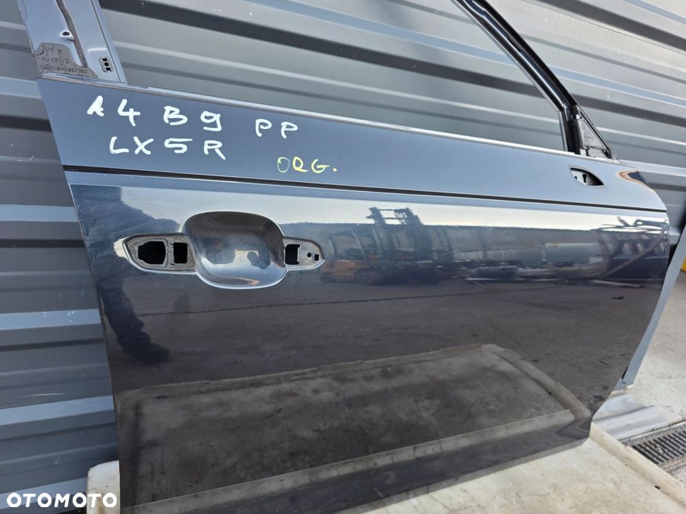 DRZWI PRAWY PRZÓD AUDI A4 B9 SEDAN AVANT KOMBI LX5R 2016-2019 ORYGINAŁ ! - 8