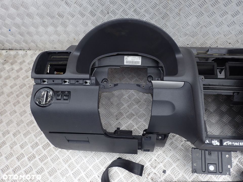 KOKPIT DESKA ROZDZIELCZA SCHOWEK 2XPASY KOMPLETNY VW TOURAN 1T0 LIFT - 5