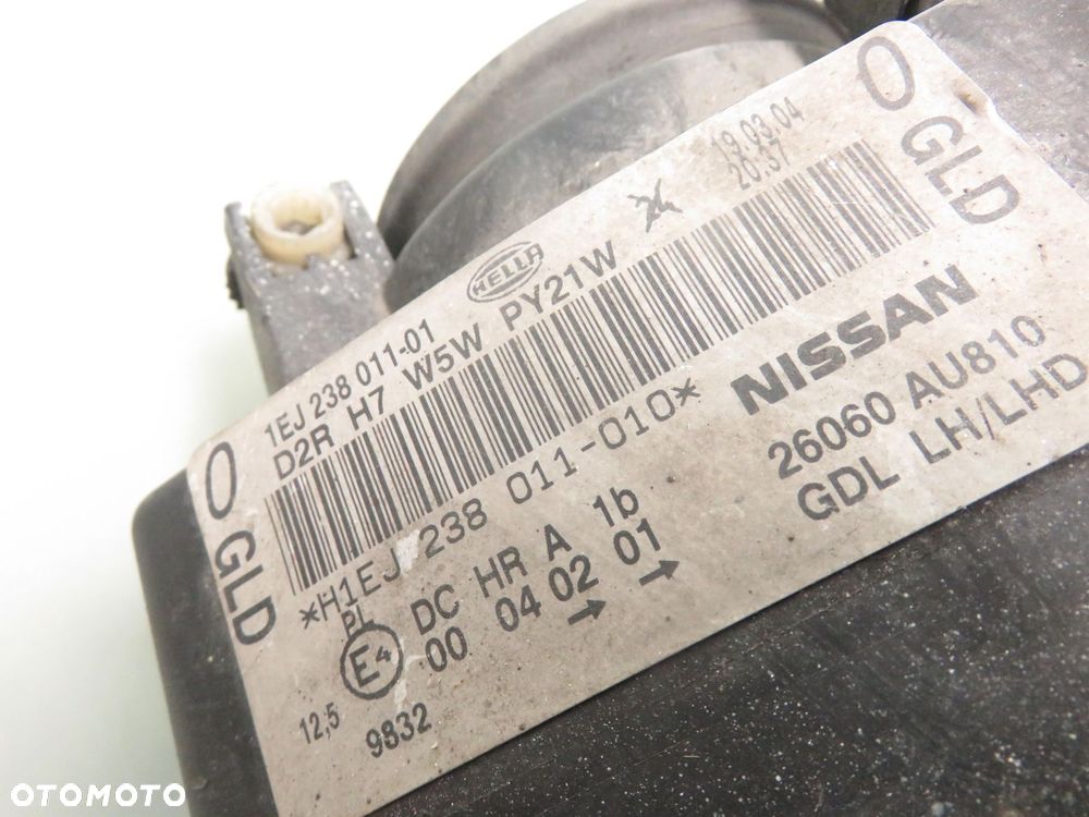 LAMPA LEWA PRZEDNIA NISSAN PRIMERA P12 26060AU810 - 4