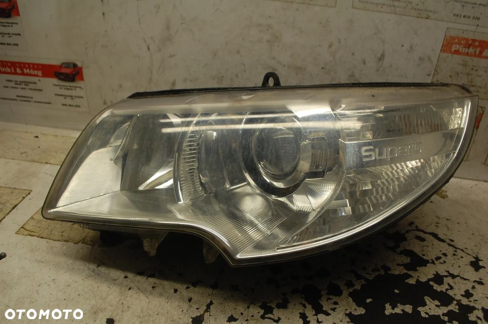 LAMPA PRAWY LEWY PRZÓD PRZEDNIA PRAWA LEWA BI-XENON SKRĘTNY SKODA SUPERB II EUROPA 3T1941015 3T1941016 - 6