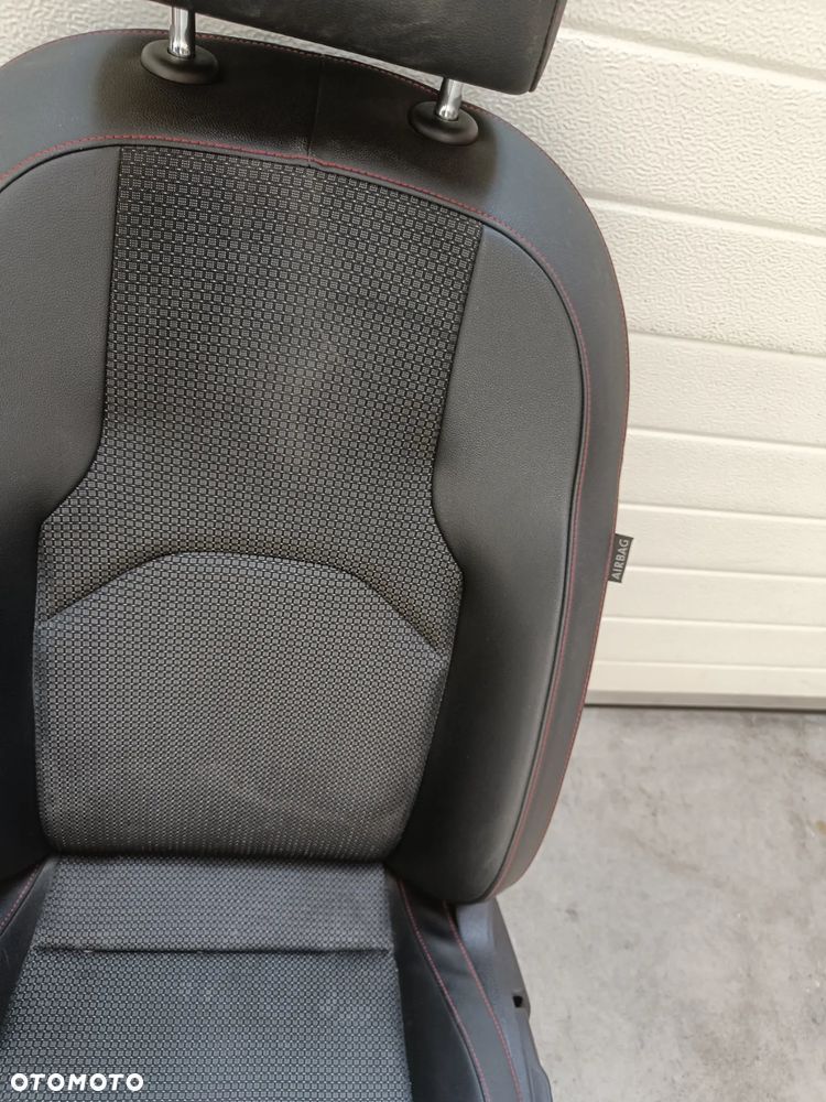 Fotel Kierowcy Lewy Seat Leon 3 III 5 Drzwi Przedni Przód Skóra FR - 14