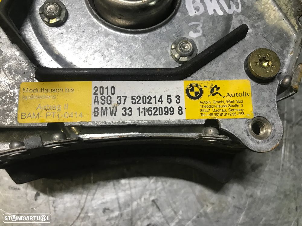 AIRBAG DO VOLANTE BMW SERIE 3 E36 / 5 E39 REF. 3311620998 - 3
