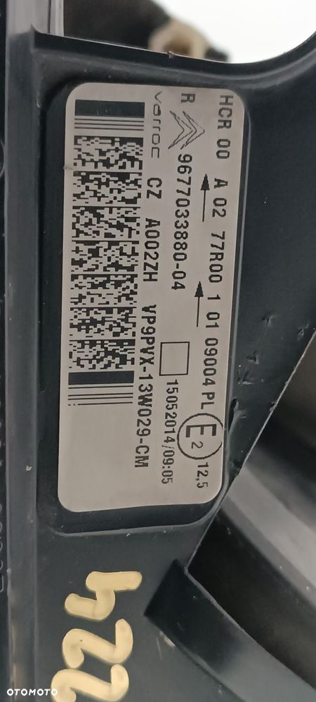 CITROEN C3 LAMPA PRZÓD PRZEDNIA PRAWA EUROPA 9677033880-04 - 3