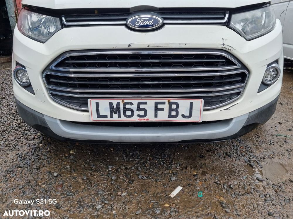 Bara fata Ford EcoSport II 2013 - 2017 White 4 (1433) Diesel model fara spalatoare far - 1