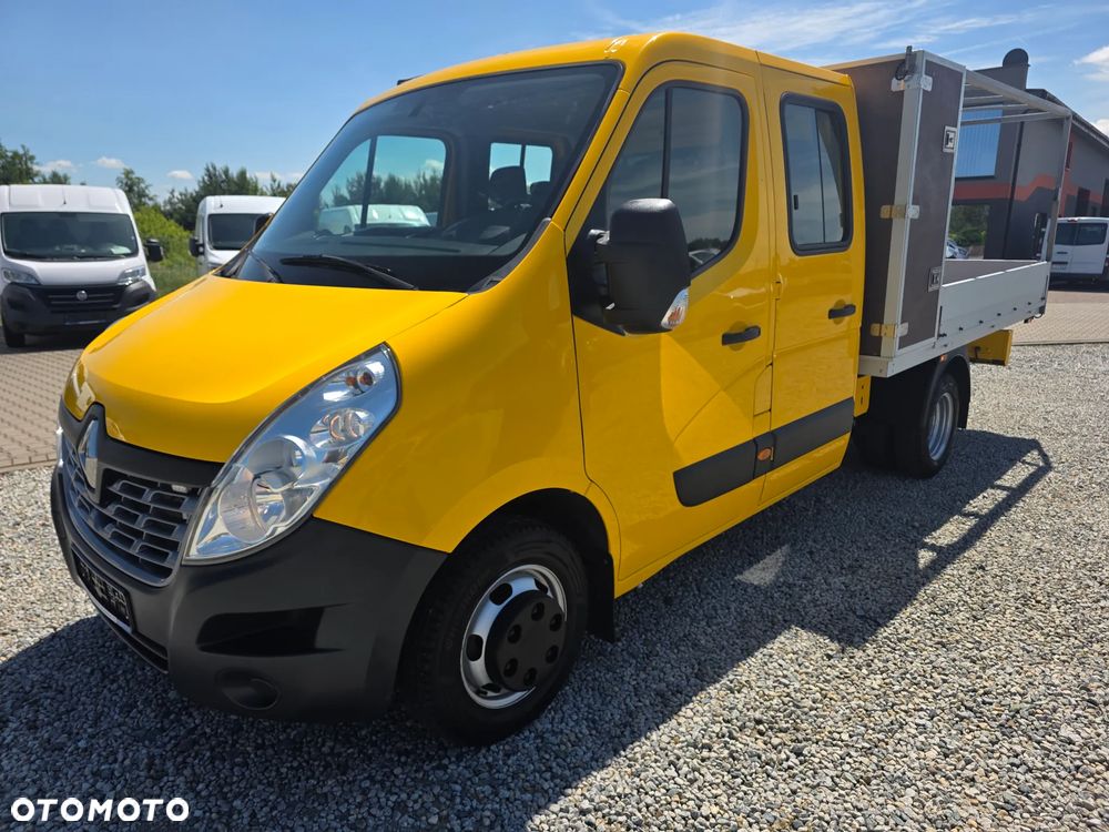 Renault MASTER 2,3 DCI 145 KONNA DOKA BRYGADÓWKA 7 OSOBOWA 3,2M SKRZYNIA KLIMA WEBASTO 121T/KM PRZEBIEGU GWARANCJA BLIŻNIAKI DO 3,5T - 1