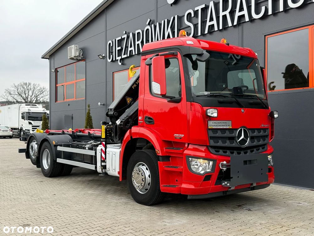 Mercedes-Benz Arocs 2532 // E6 // hakowiec // żuraw Palfinger 14001 EH // czołownica do pługu, odśnieżarka, piaskarka, solarka, pług do śniegu - 10