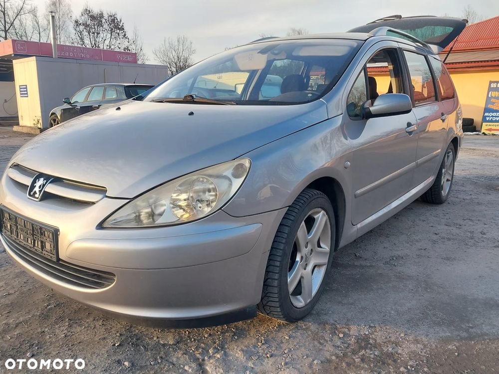 Przód kompletny Peugeot 307 01-05 maska zderzak błotnik EZAC lampa chłodnice poduszka airbag atrapa grill - 4