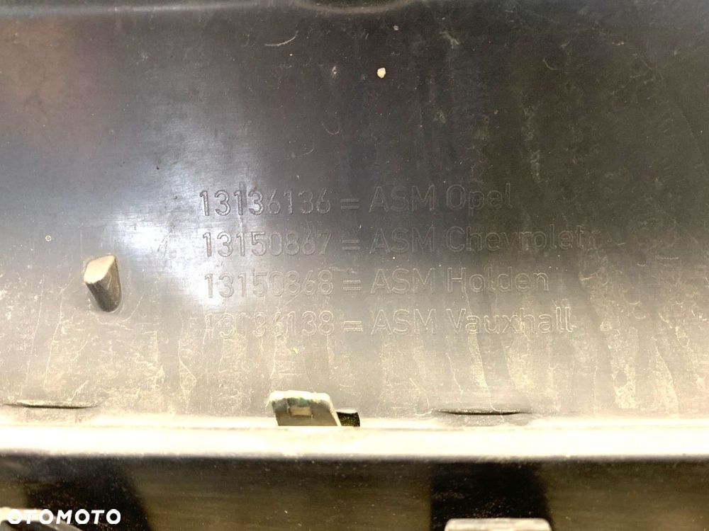 ATRAPA GRILL  OPEL ZAFIRA / ZAFIRA FAMILY B (A05) 2005 - 2019 1.9 CDTI VAN (M75) 110 kW [150 KM] - 5