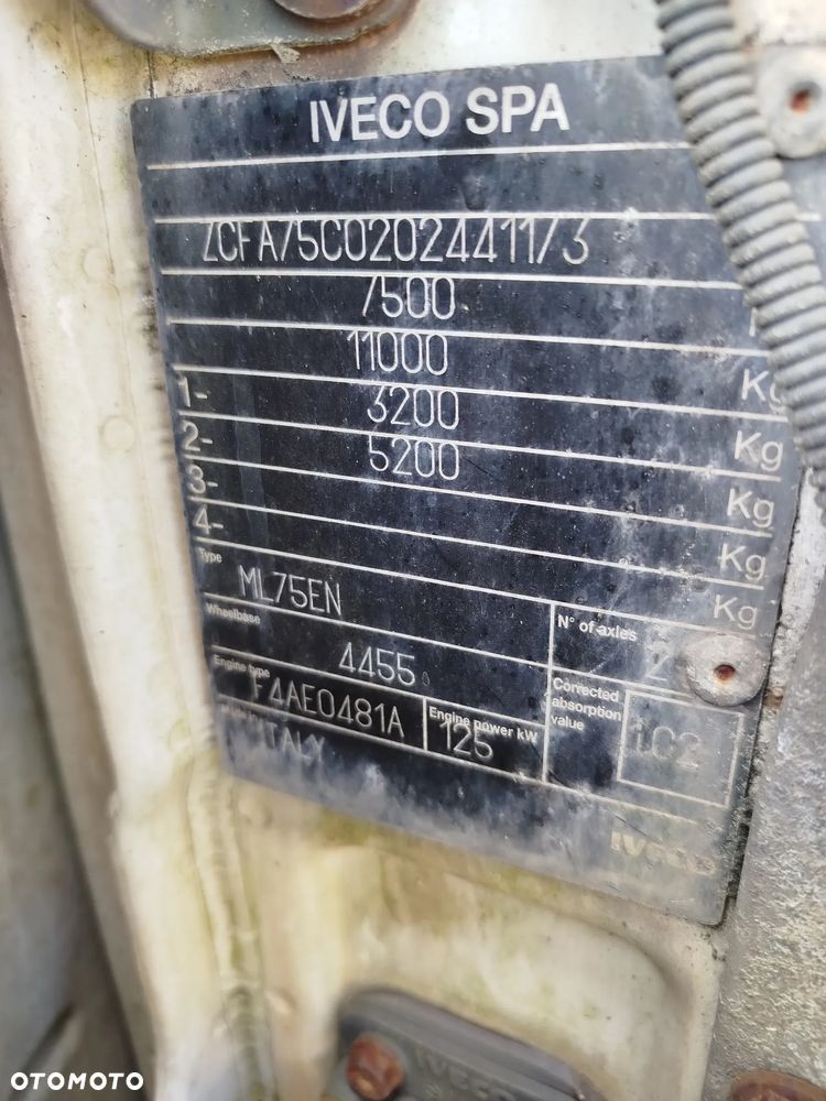 Iveco Eurocargo 75e17 Tector Niski przebieg rama laweta zwyżka wywrotka podnośnik koszowy - 5