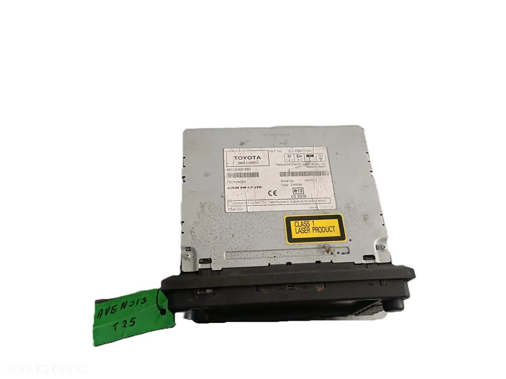 TOYOTA AVENSIS T25 03-09 r. RADIO radioodtwarzacz 08662-00910 * - 2