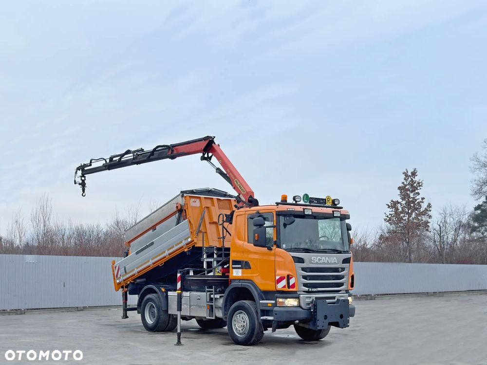 Scania R 420 * SKRZYNIA 4,15 m + PK 11002 + PILOT + PIASKARKA W KOMPLECIE - 2