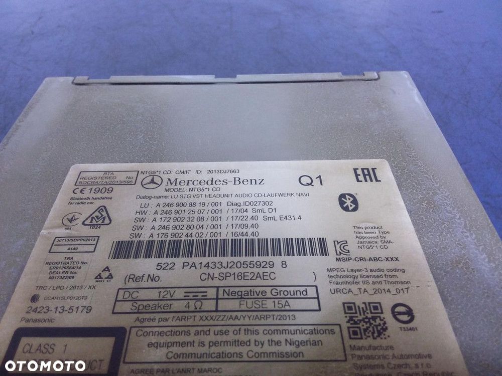 MERCEDES A W176 LIFT RADIO NAWIGACJA A2469008819 - 4