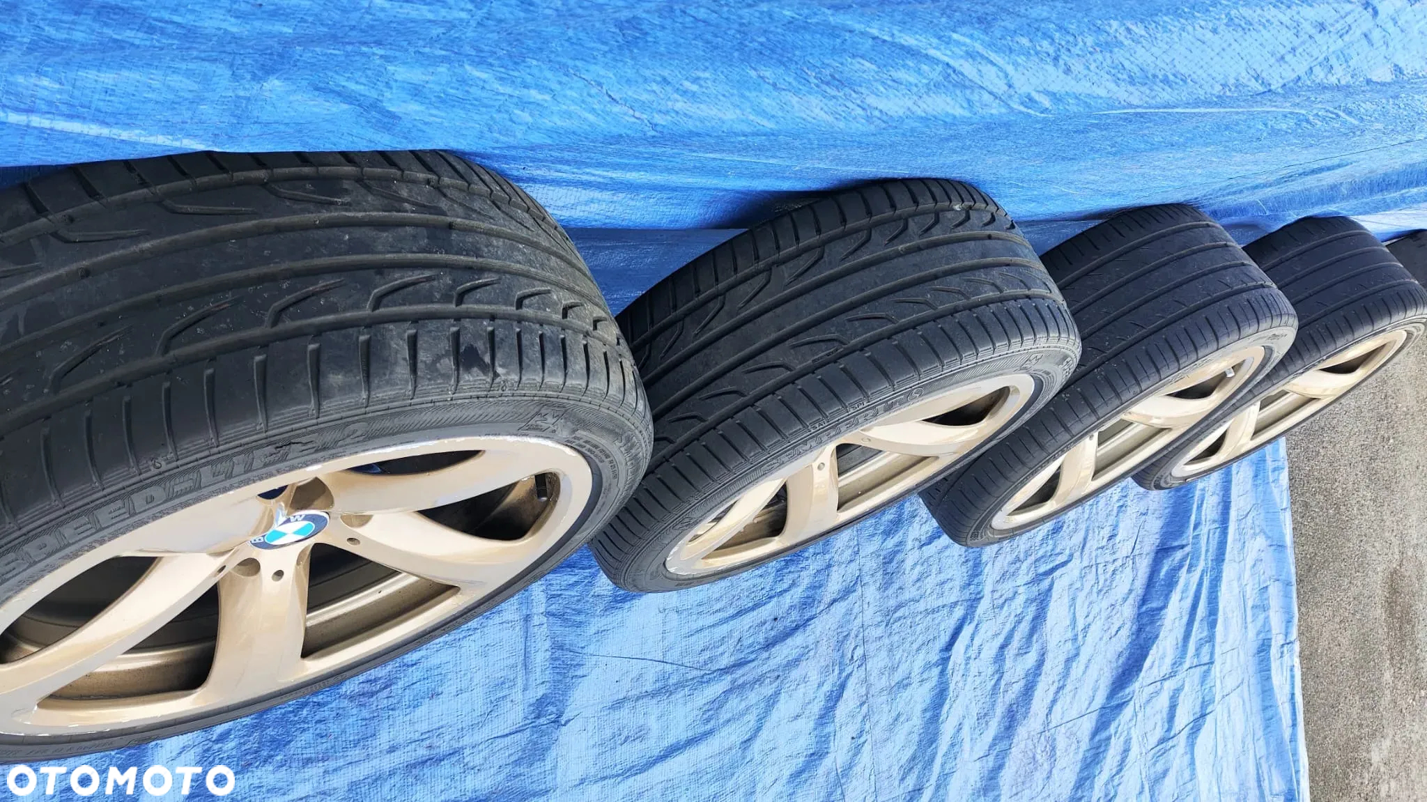 KOŁA FELGI ALUFELGI STYLING 249 5x120 8.5J 9J 19 ET14 ORYGINALNE 6777353 6777354 OPONY 245/40R19 275/35R19 BMW E63 E64 LCI LIFT - 2
