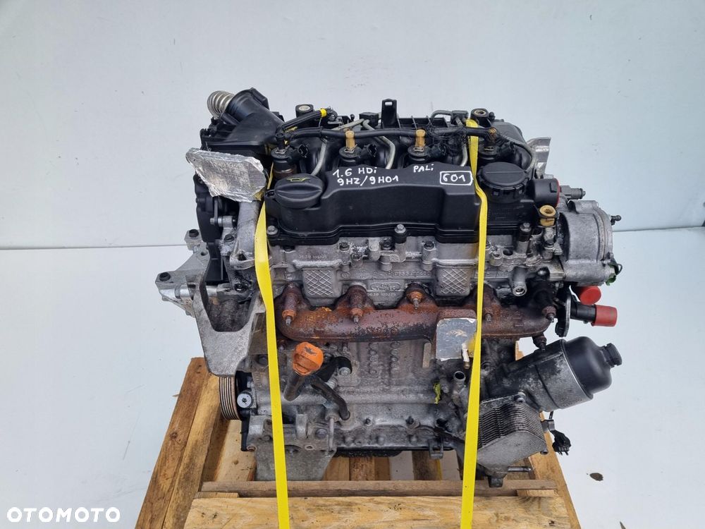 SILNIK KOMPLET Citroen C5 III 1.6 HDI 109KM pali 9HZ 9H01 - 1