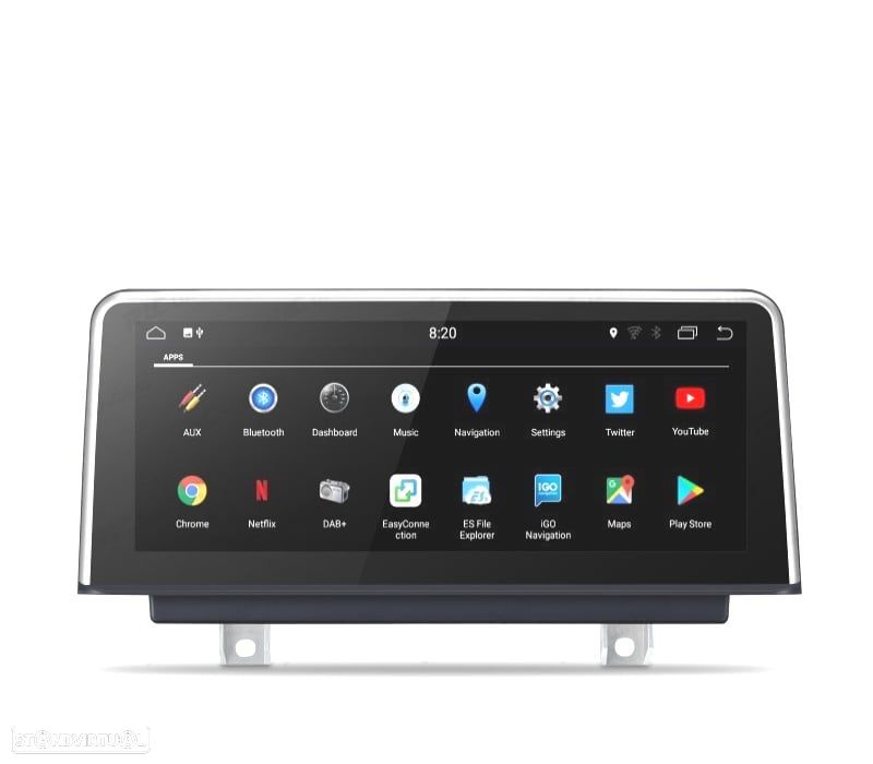 AUTO RADIO GPS ANDROID 14 PARA BMW SERIE 3 SERIE 4 10,25" - 2